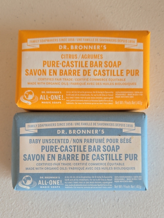 Bath & Body Works Other - Dr. Bronner's Pure-Castile Bar Soap - Citrus & Baby Unscented